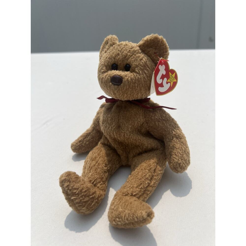 Ty Beanie Babies Curly The Bear Plush Toy - 4052